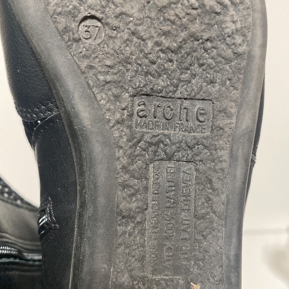 Arche Lameto Ankle Mesh and Leather Booties Made in France - Picture 8 of 17